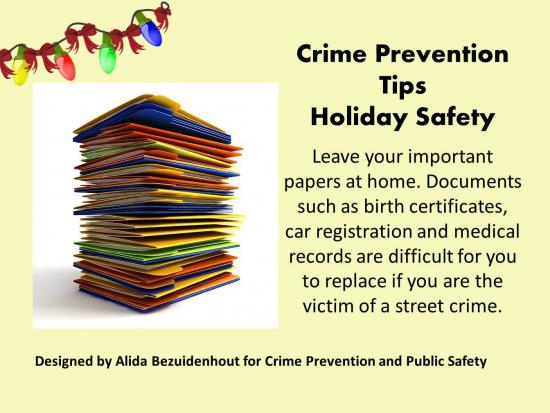 Holiday safety Tips 17